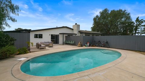 The pool at the two-unit investment home in Thousand Oaks, California.