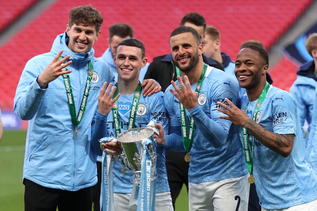 Manchester City has now won four League Cup titles in a row. 