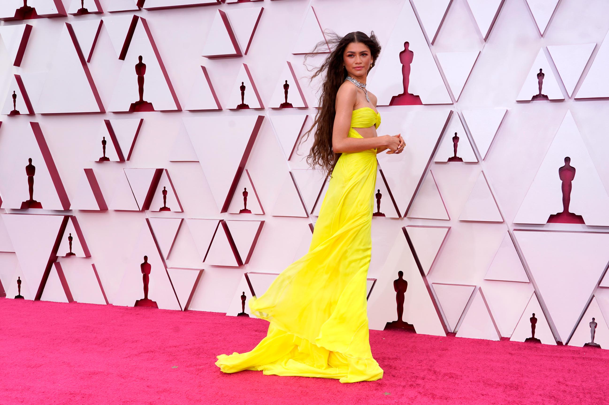 Photos from Oscars 2021 Red Carpet Fashion