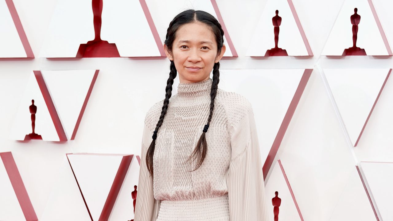 Chloé Zhao, pictured at the 93rd Annual Academy Awards at Union Station on April 25, 2021 in Los Angeles, California, became an Oscar winner. on Sunday night and made history in the process.  