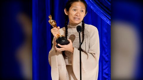 'Eternals' director Chloé Zhao won the Oscar for 'Nomadland.'