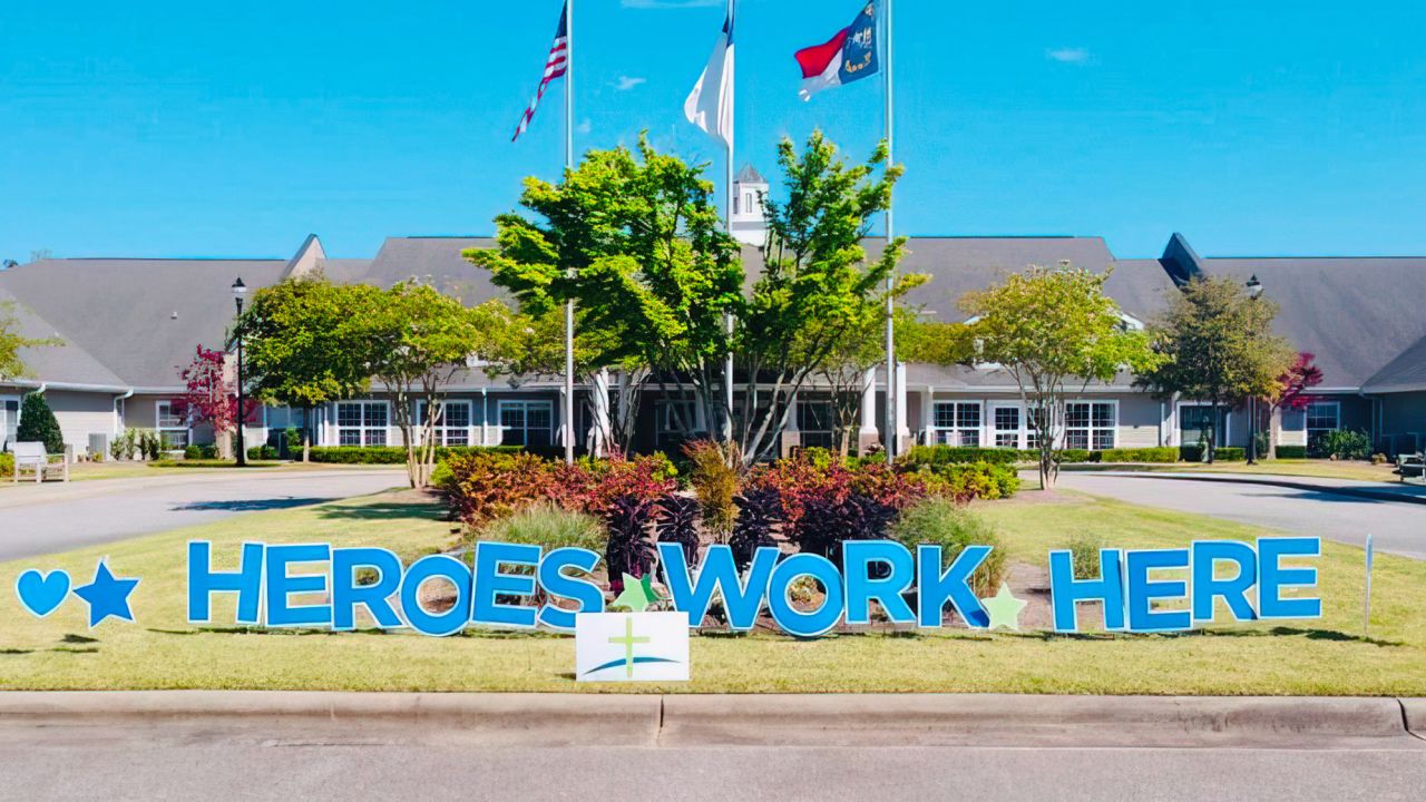 Good Guys Signs produced yard signage for clients to express their appreciation for medical and nursing home workers.