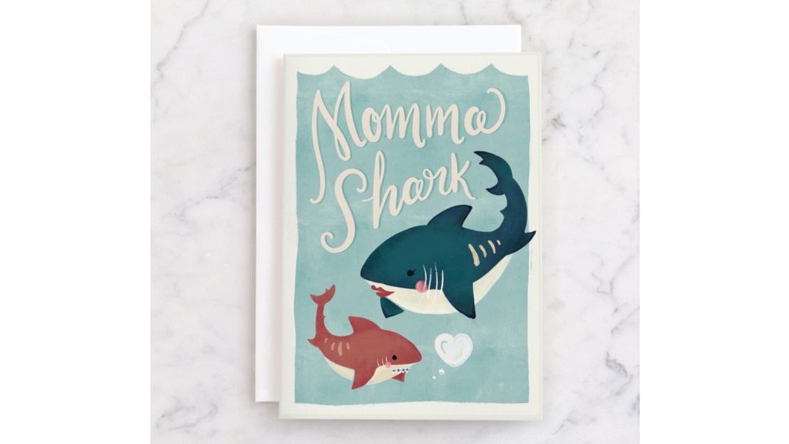 Momma Shark Card