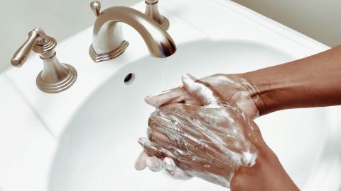 There's a proper way to wash your hands -- a full 20 seconds, with lather, scrubbing inside fingers and fingertips and backs of hands.