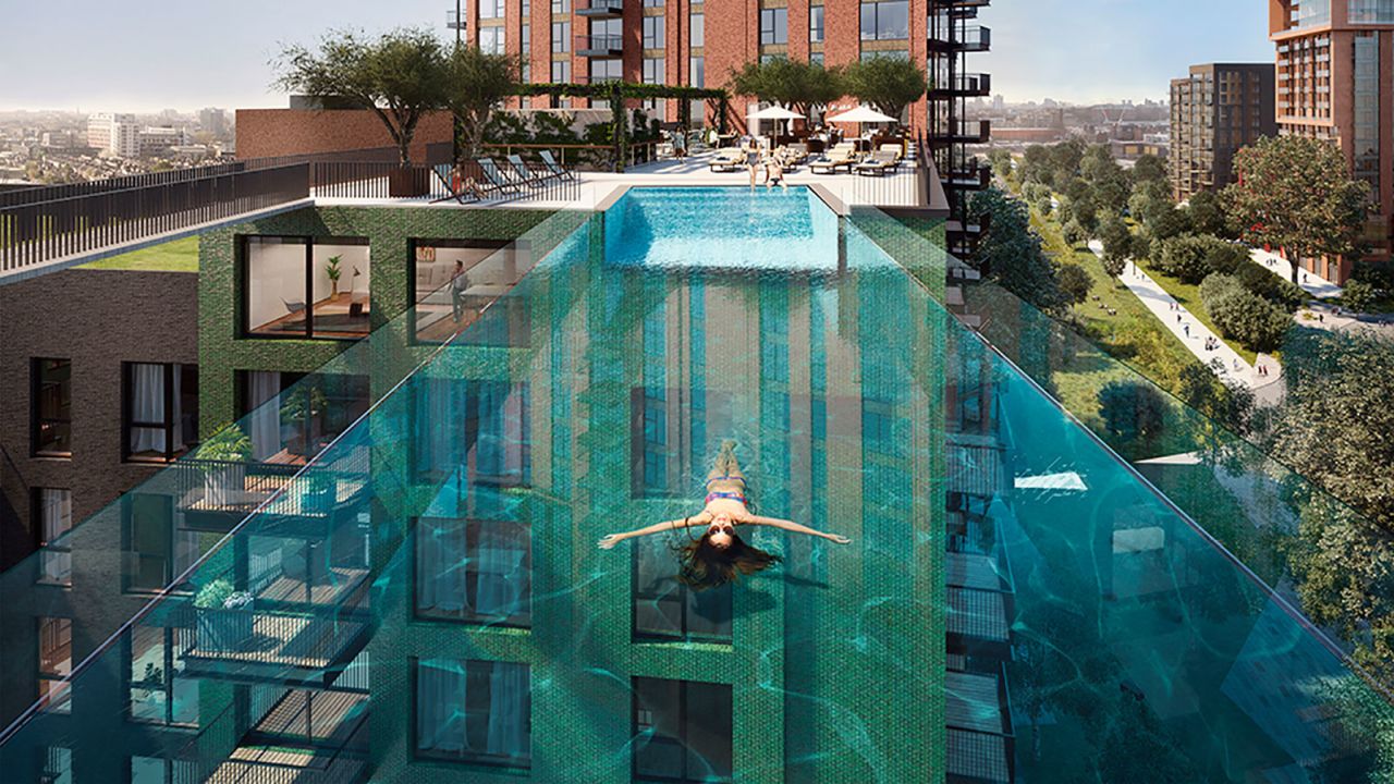 For residents of Embassy Gardens, life's going swimmingly.