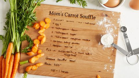 Personalized Family Recipe Board