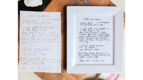 Zehr Design Co Family Recipe Plate