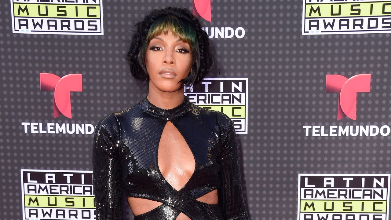 Dawn Richard attends Telemundo's Latin American Music Awards at the Dolby Theatre in Hollywood, California, October 8, 2015.