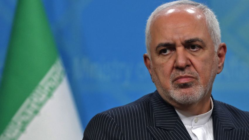 Iran's Foreign Minister Mohammad Javad Zarif looks on during a joint press conference with his Iraqi counterpart in Iraq's capital Baghdad on April 26, 2021. (Photo by AHMAD AL-RUBAYE / AFP) (Photo by AHMAD AL-RUBAYE/AFP via Getty Images)