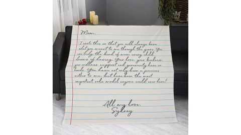 Letter to Mom Personalized Blanket