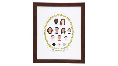 Personalized Family Cameo Portrait