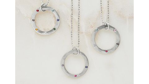Personalized Gemstone Eternity Necklace