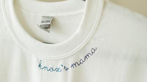 EmbroiWear Custom Embroidered Mama Sweatshirt