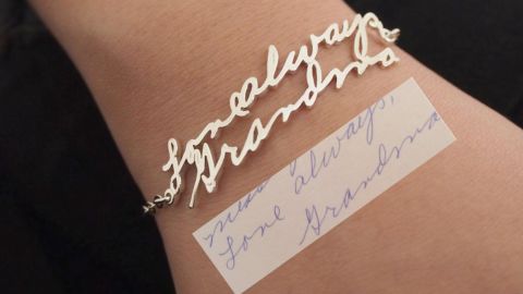CaitlynMinimalist Actual Handwriting Bracelet 