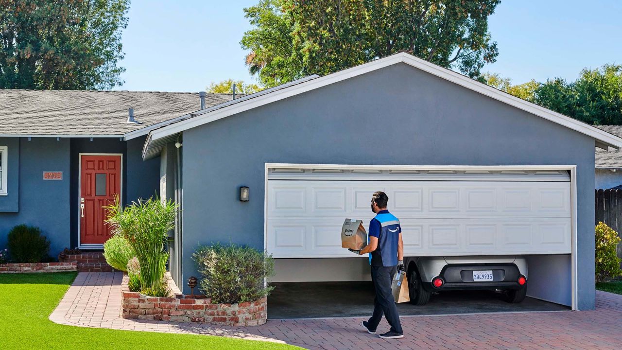 People in 5,000 cities will be able to get groceries delivered to their garages via Amazon.