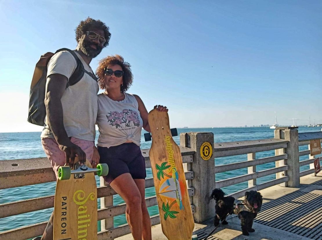 Damien Williams and Maggie Jay traded RV life for boat life in early 2020.