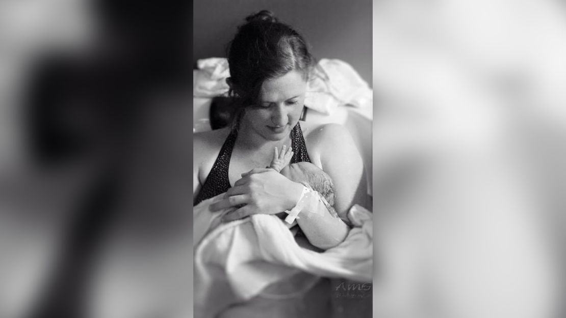 Amanda Saucedo and her son Ben.