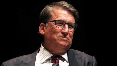Former North Carolina Gov. Pat McCrory participates in a University of North Carolina Institute of Politics forum in Chapel Hill, N.C., earlier this year. McCrory recently announced plans to run for a US Senate seat.