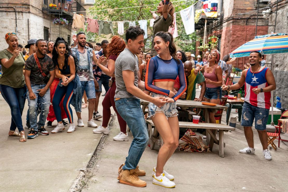 A still from the forthcoming movie "In the Heights," adapted from the Lin-Manuel Miranda musical of the same name.