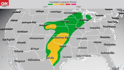 severe weather outlook tuesday 042721