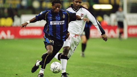Mohamed Kallon featured for clubs including Inter Milan and Monaco.