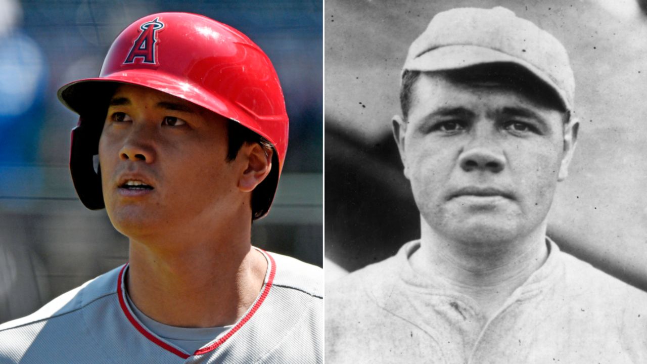 Shohei Ohtani  on Monday equaled a feat not seen since the days of the great Babe Ruth. 