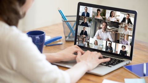 Experts encourage remote workers to turn on their video during meetings to facilitate nonverbal communication.