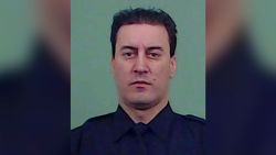 This photo provided by the New York City Police Department shows New York City Police Department Officer Anastasios Tsakos, who was struck and killed by a car driven by a woman who was intoxicated and driving with a suspended license, on the Long Island Expressway, in the Queens borough of New York, Tuesday, April 27, 2021. The officer was fatally struck by a hit-and-run driver on as he was directing traffic away from the scene of an earlier deadly crash, police said. (New York City Police Department via AP)