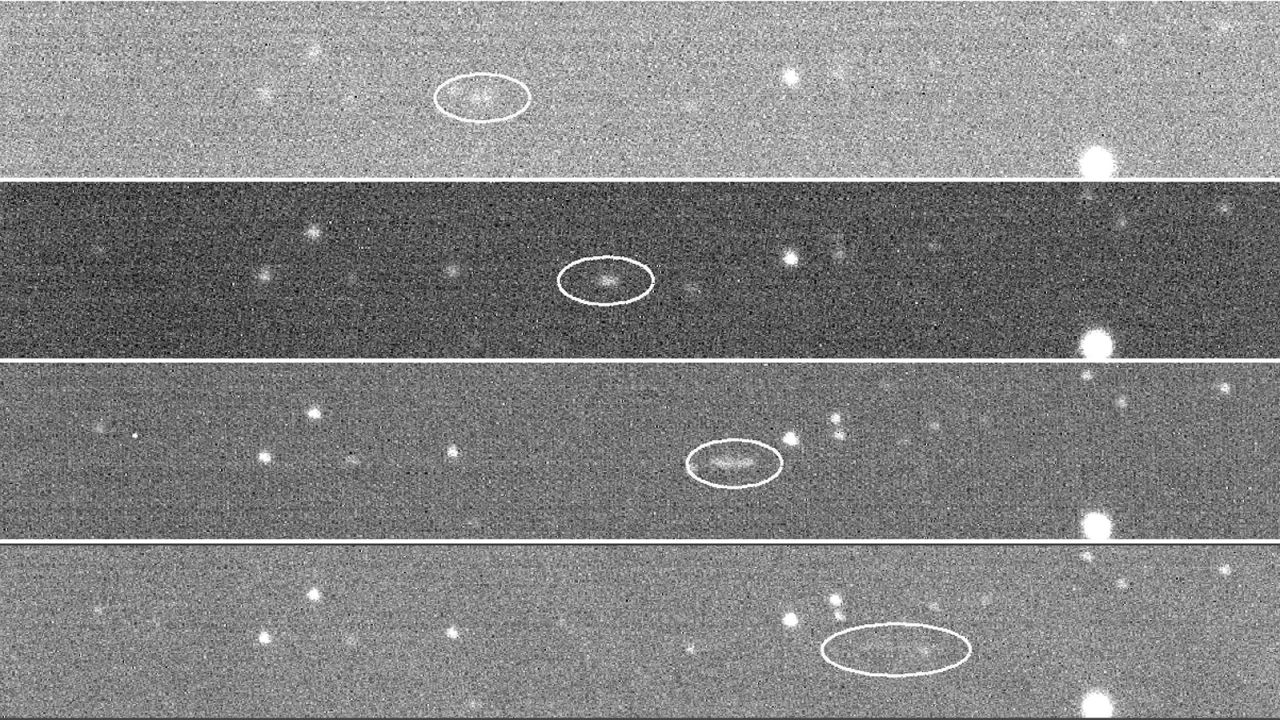 The SkyMapper project was able to capture the asteroid in action.
