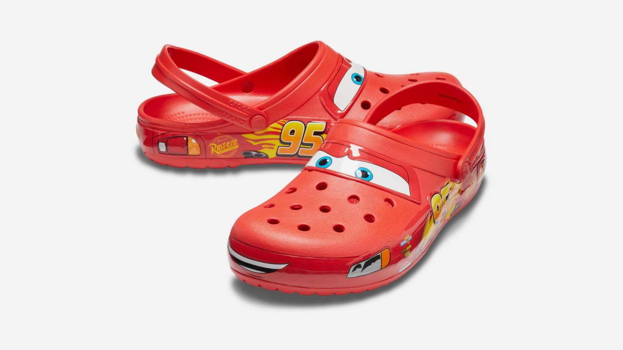 The new limited-edition Lightning McQueen Crocs sold out in under an hour after the company launched online on Tuesday.