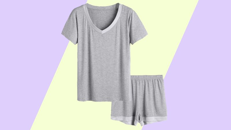 Sexy Basics Women's Cotton Soft V-Neck Sleepwear Shirt/Nightwear Shirt  -Multi Pack