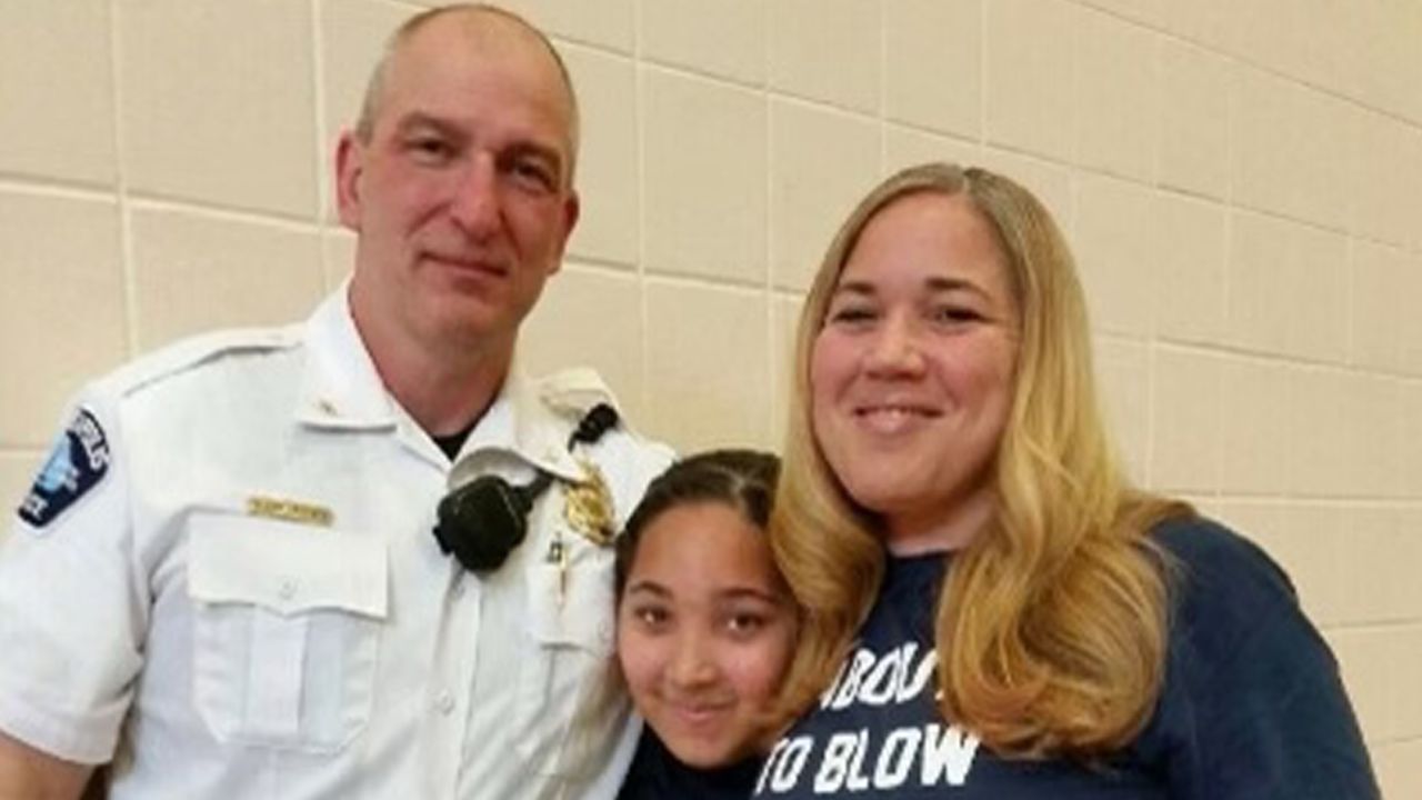 Mike and Mauri Friestleben are pictured with their youngest daughter.