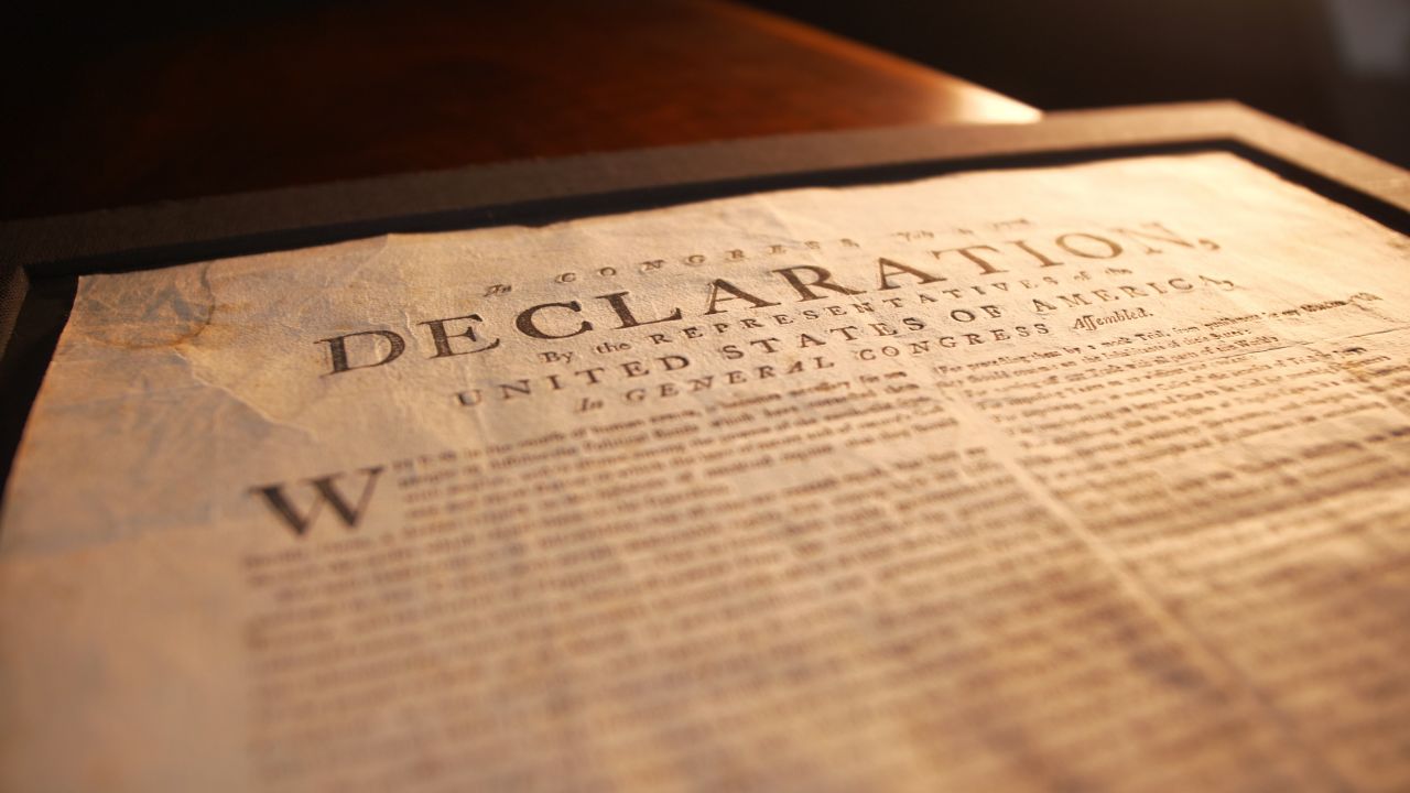 You can own a piece of this copy of the Declaration of Independence