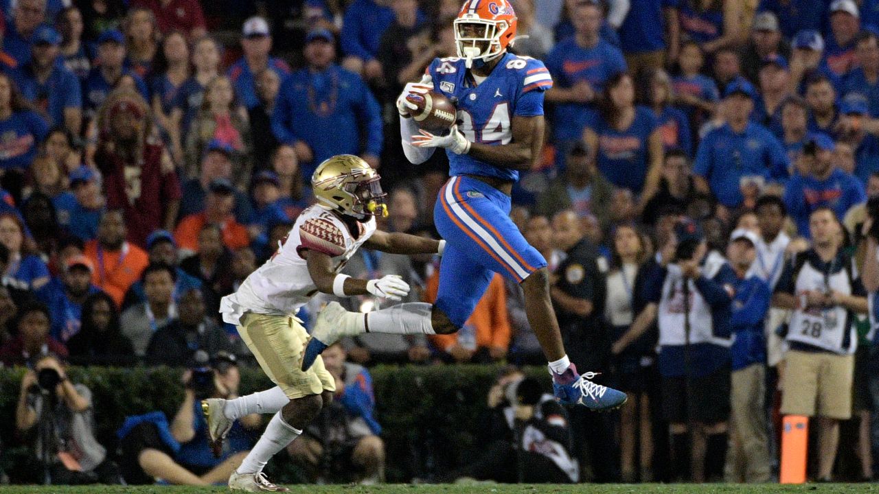 Florida tight end Kyle Pitts could be a favourite after the quarterbacks. 