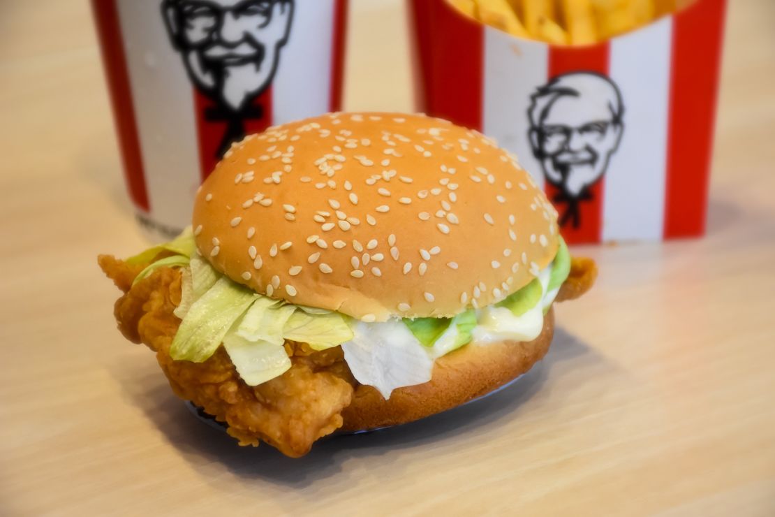 KFC's new chicken sandwich.