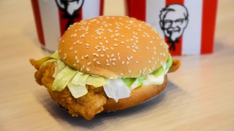 KFC's new chicken sandwich.