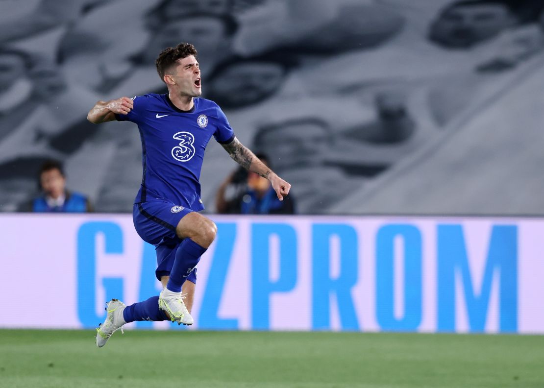 Christian Pulisic opened the scoring for Chelsea against Real Madrid.