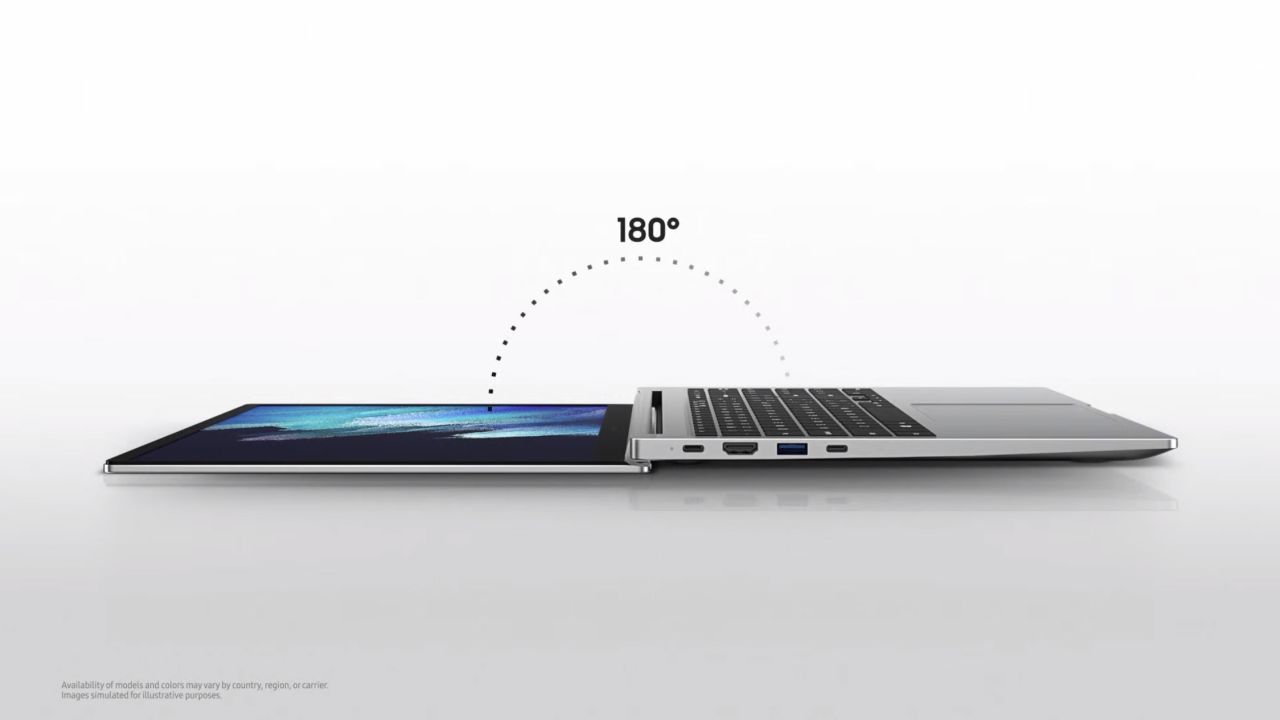 Samsung's Galaxy Book lineup comes with a flexible design