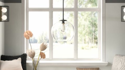 Snead Single Globe Pendant Light