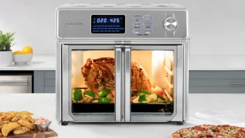 Kalorik 26-Quart Digital Air Fryer Oven, Stainless Steel -- The Maxx