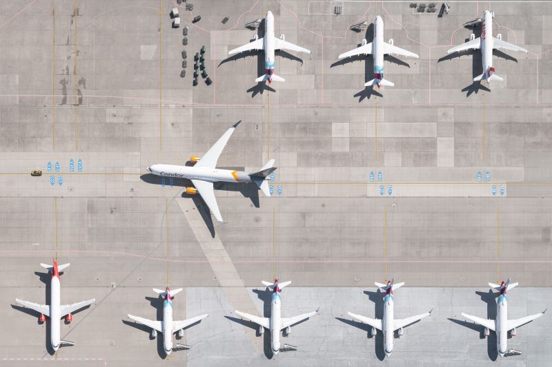 Tom Hegen's aerial photos reveal hidden beauty of airports | CNN