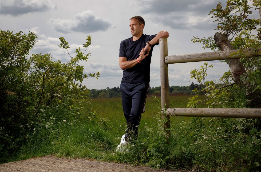 Petrov, poses for a picture in Lapworth in Warwickshire. 