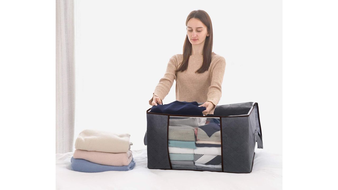 Lifewit Large-Capacity Clothes Storage Bag Organizer