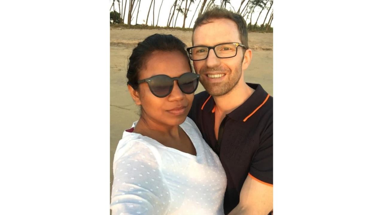 Nupur Gupta and Attila Bosnyak pictured together in Goa a few days after he saved her life.