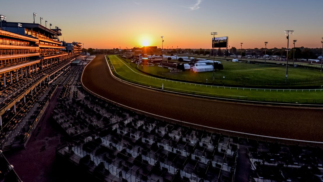  Churchill Downs  in Louisville, Kentucky is home to the Kentucky Derby.