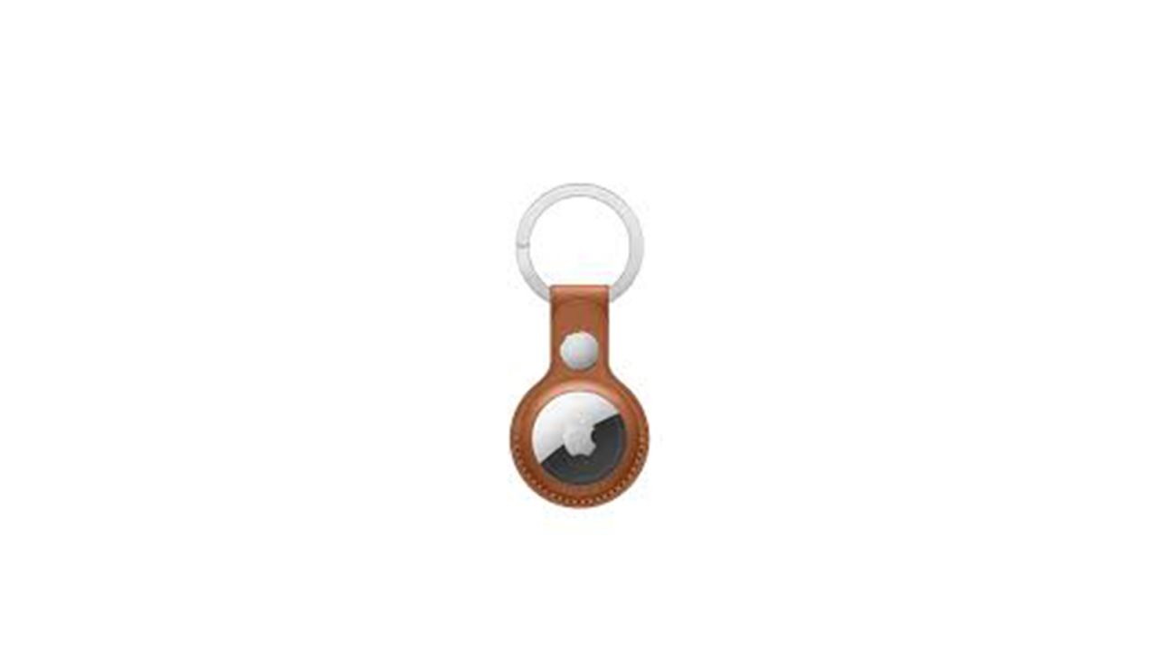 Apple AirTag Leather Key Ring