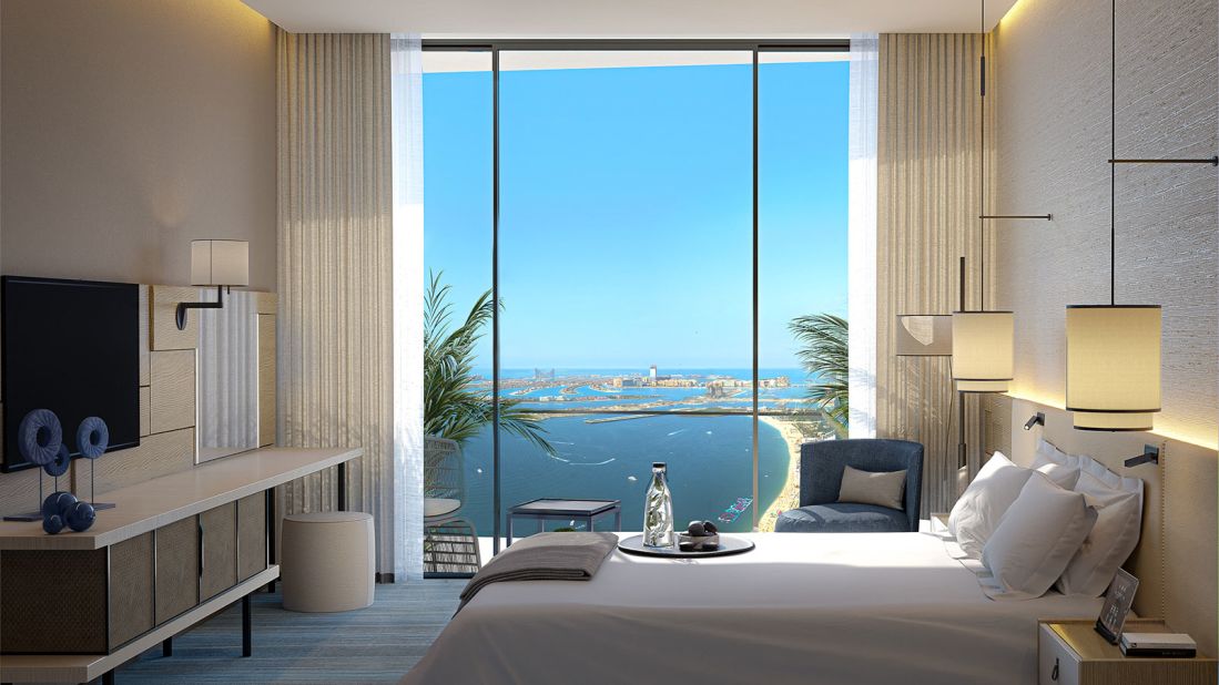 <strong>Bedroom: </strong>There are 217 guest rooms and suites in the hotel and close to 1,000 apartments in Address Beach Residences. 