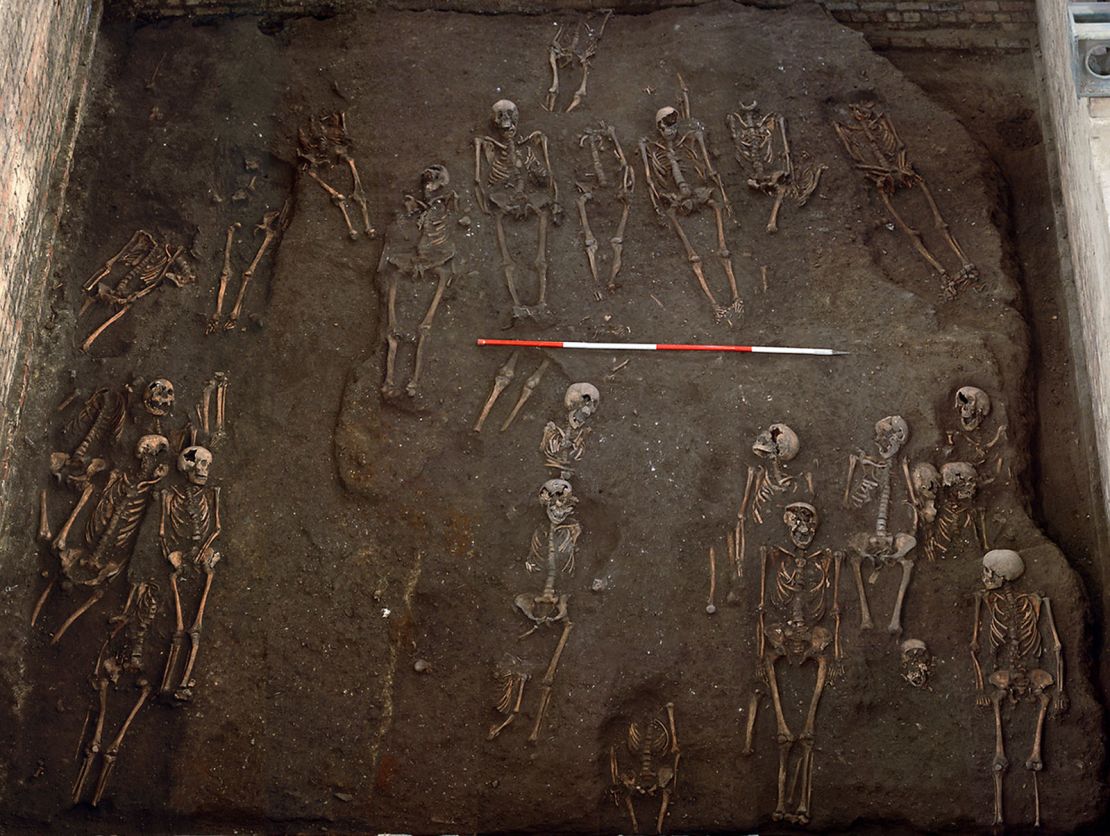 The remains of numerous individuals were unearthed on the site of the former Hospital of St. John the Evangelist in the city of Cambridge, UK. Skeletal remains were investigated as part of the study.  