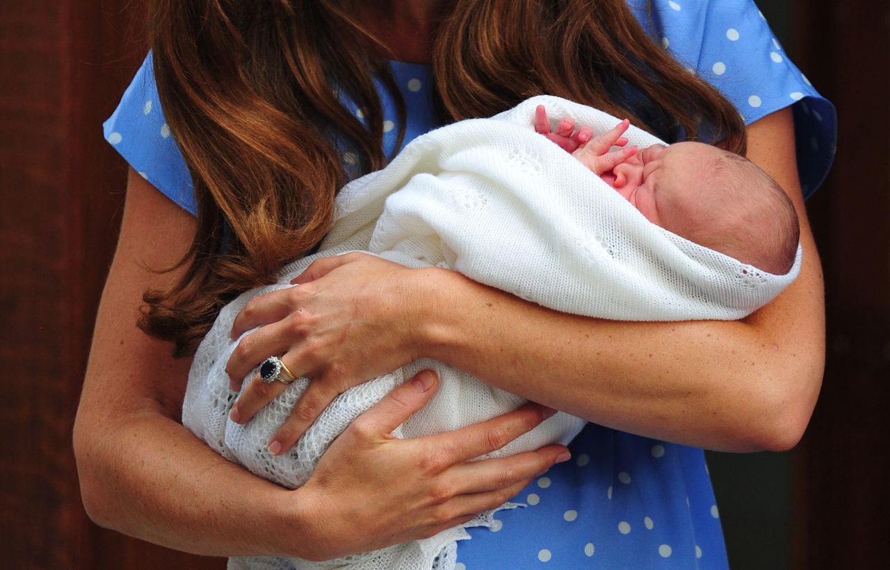Prince George was born in London on July 23, 2013. He is the first of William and Kate's three children.