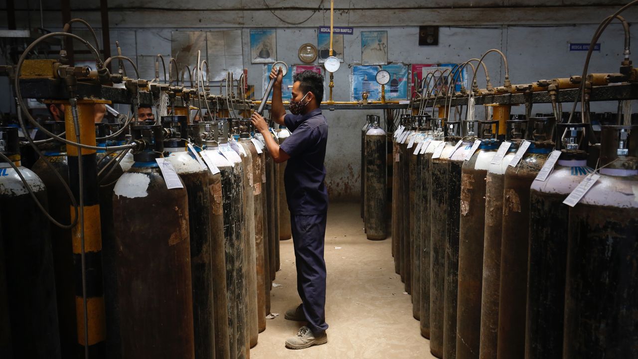 India is facing an accute shortage of oxygen amid a Covid second wave crisis.